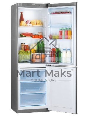 Холодильник Pozis RD-149 серебристый металлик двухкамерный 240/130 л морозилка снизу, капельная система