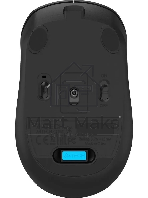 Мышь беспроводная A4Tech Fstyler FG16CS Air2 черный, 2000 dpi, радиоканал, USB, кнопки - 4