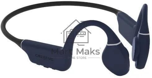 Наушники Creative Outlier Free Pro Plus Bluetooth накладные черный/синий