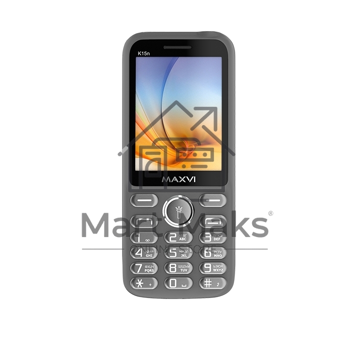 Мобильный телефон Maxvi K15n серый