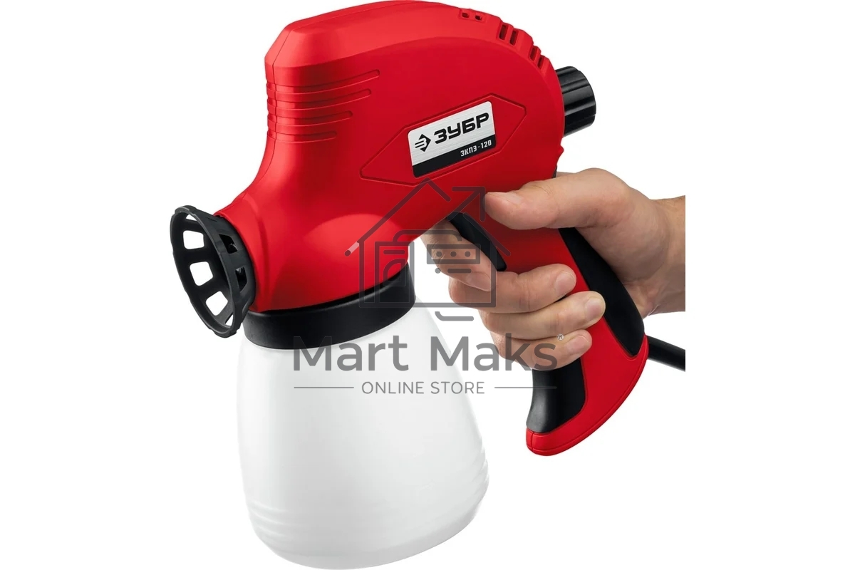 Электрический безвоздушный краскопульт ЗУБР 120 Вт ЗКПЭ-120