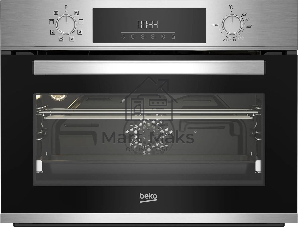 Электрический духовой шкаф Beko BBCM12300X, нержавеющая сталь