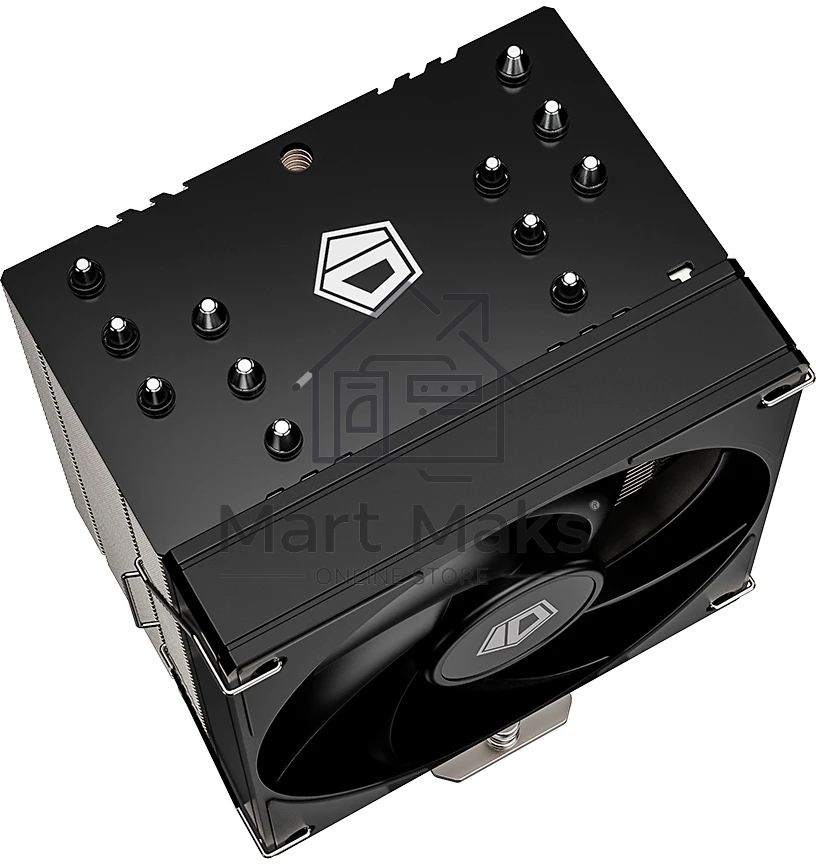 Кулер ID-COOLING SE-610-XT BASIC черный 120мм алюминий+медь 2000rpm 29.85db 4-pin 250W 151мм