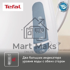 Чайник электрический Tefal KO29913E 1.5 л, 2200 Вт, белый (корпус: пластик)