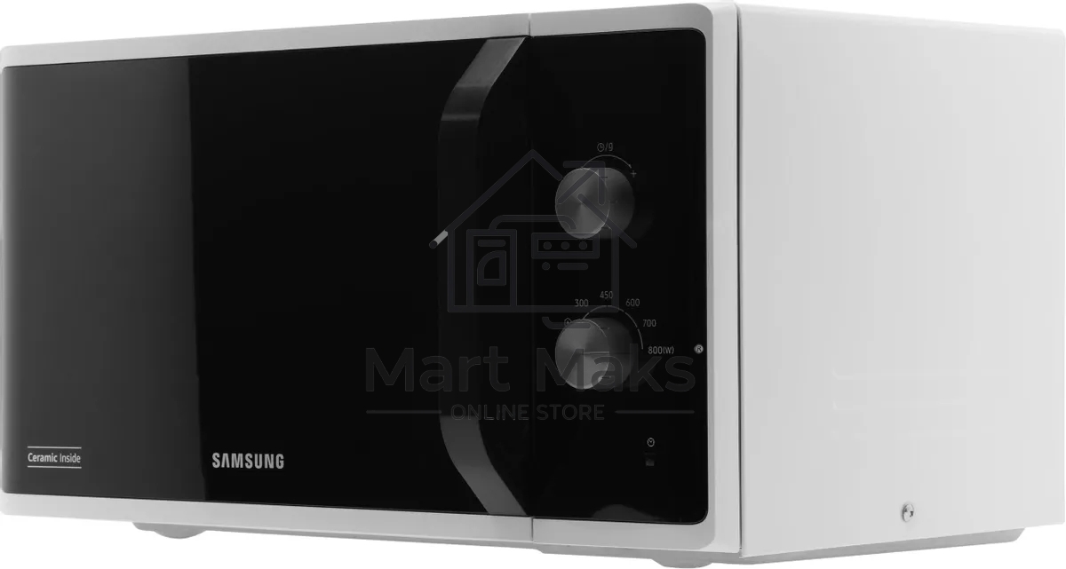 Микроволновая печь Samsung MS23K3614AW белый, 23 л, 800 Вт, переключатели - поворотный механизм