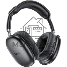 Беспроводные/проводные наушники Hoco W35 Air черный, полноразмерные, Bluetooth + проводной, до 45 ч.