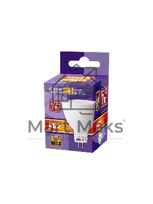 Лампа светодиодная JazzWay PLED-SP JCDR 7Вт 3000К теплый белый GU5.3 520лм 230В