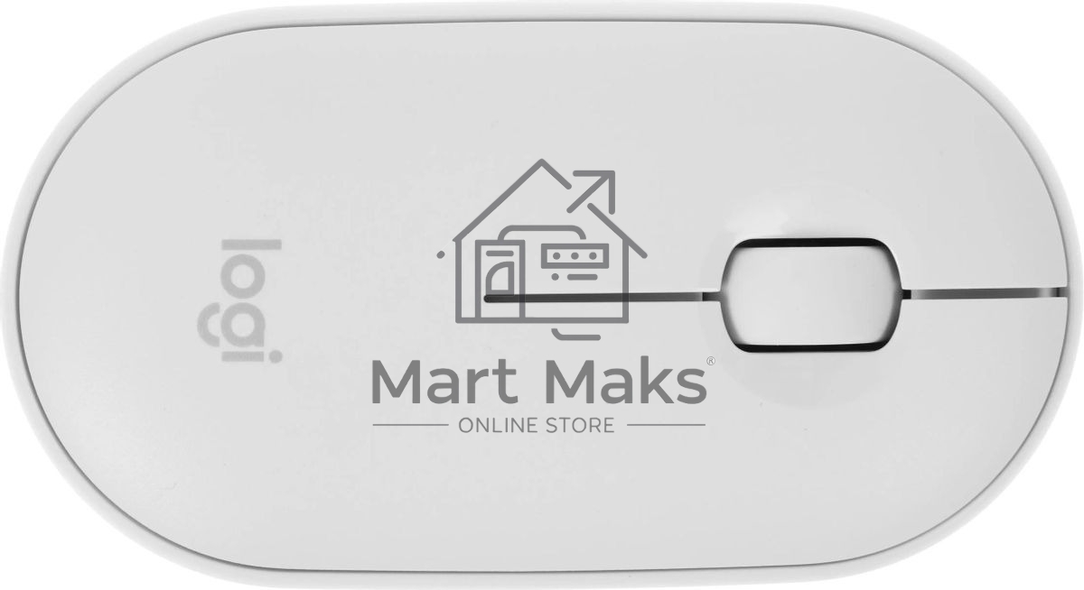 Мышь беспроводная Logitech Pebble M350 белый, 1000 dpi, радиоканал, Bluetooth, USB, кнопки - 3