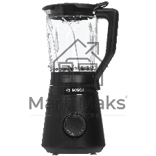 Блендер стационарный Bosch MMB6176B черный, 1200 Вт, плавная регулировка, турбо