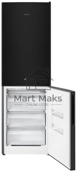 Холодильник Atlant ХМ-4621-151 черный металлик двухкамерный 205/119л морозилка снизу. капельная система