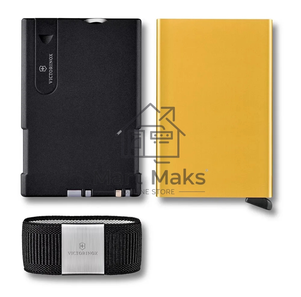 Швейцарская карта Victorinox Smart Card Wallet Delightful (0.7250.38) золотистый коробка подарочная