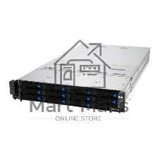 Серверная платформа ASUS RS720-E10-RS12/10G/2.4KW/8NVMe/GPU