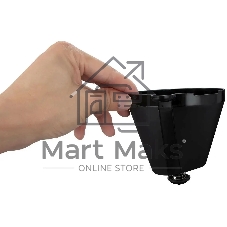 Кофеварка капельная Blackton Bt CM1111 черный, исп. кофе - молотый, 0.6 л, 650 Вт.