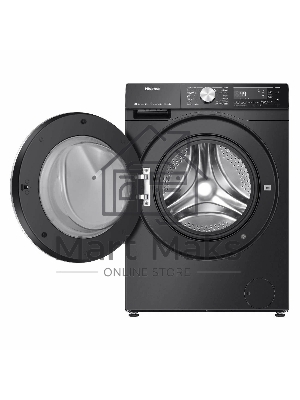 Стирально-сушильная машина Hisense WD5S1045BB черный, загрузка фронтальная 10,5 кг, 1400 об/мин., класс: А