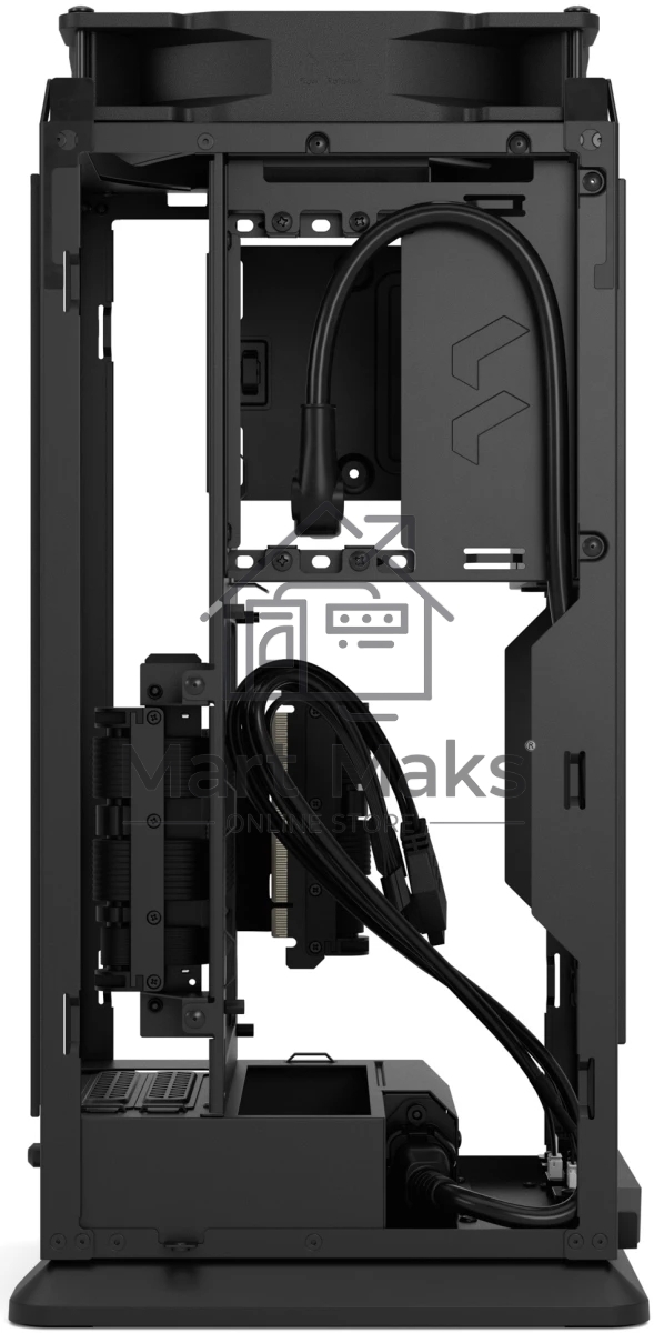 Компьютерный корпус без блока питания Fractal Design Mood, Mini-Tower, 1x180mm, 2xUSB-A 3.0 + 1xUSB 3.2 Type-C, SFX PSU Support, mITX Black