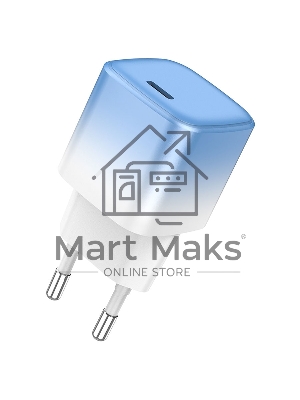 Сетевое зарядное устройство HOCO (6931474769374) C101A 1Type-C PD 20W быстрая зарядка, Blue ice