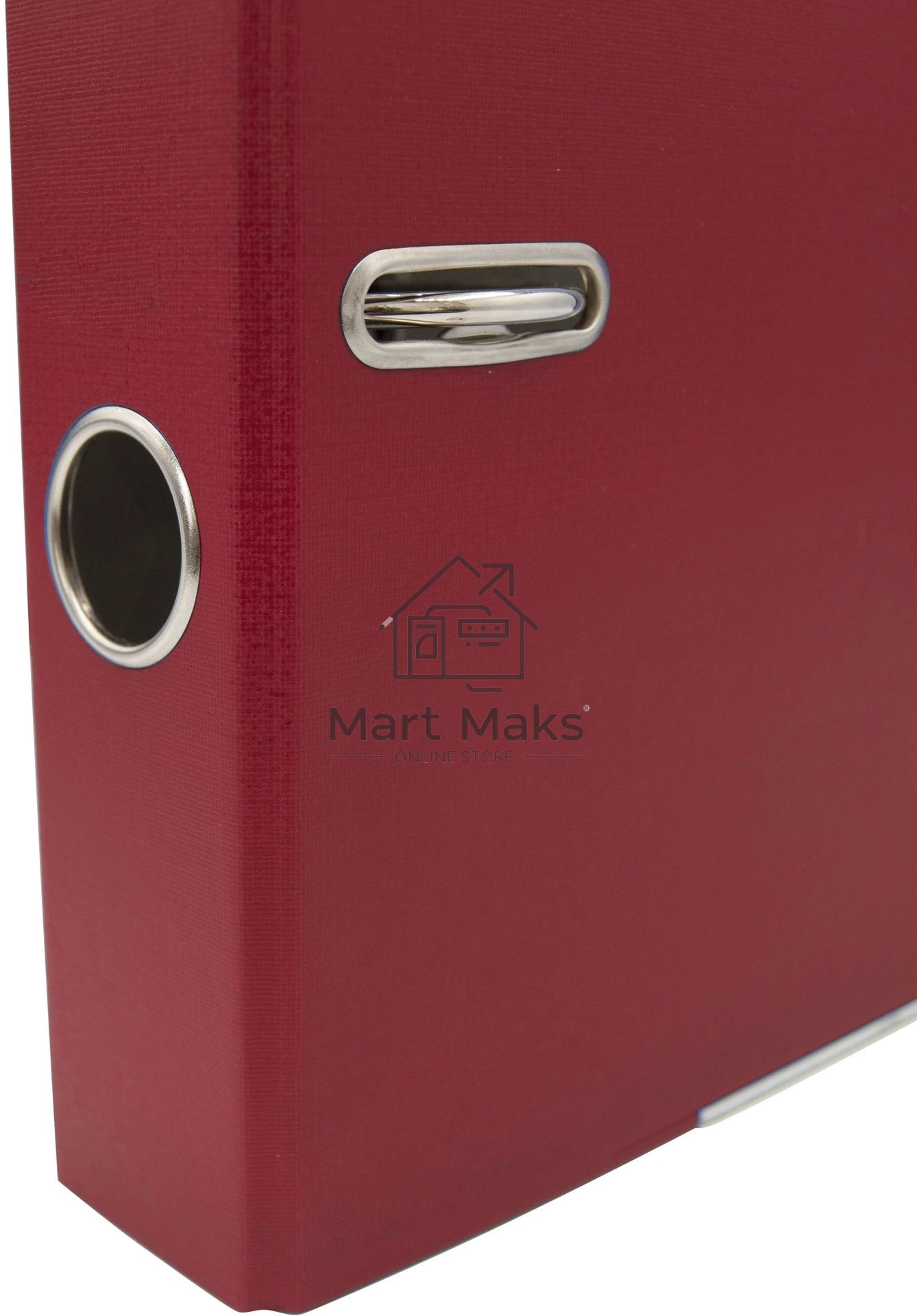 Папка-регистратор Silwerhof 2013373 A4 50мм, ПВХ/бумага красный, металлическая окантовка, сборная (упаковка: 2шт)