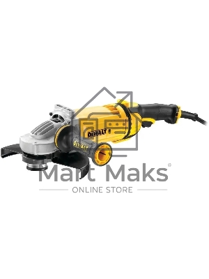 Угловая шлифовальная машина (УШМ) DeWalt DWE 4559 УШМ,ф230мм,2400Вт,6500об\м,5.5кг,кор,а\виб рукоятка