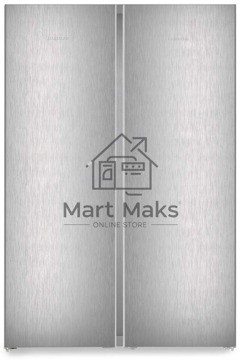 Холодильник Liebherr Комбинация XRFsf 5240-22 001(SFNsfd 5247-22 001+ SRsfd 5220-22 001) серебристый двухкамерный 412/262л морозилка сбоку, Side by Side