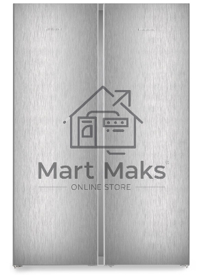 Холодильник Liebherr Комбинация XRFsf 5240-22 001(SFNsfd 5247-22 001+ SRsfd 5220-22 001) серебристый двухкамерный 412/262л морозилка сбоку, Side by Side