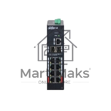 Коммутатор Dahua DH-HS4210-8GT-90, 8×1 Гбит/с + 2×1 Гбит/с SFP, управляемый