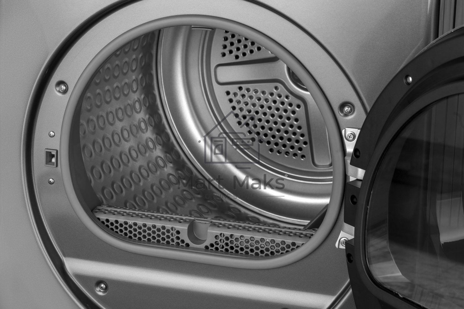 Сушильная машина Weissgauff WD 879 Diamond Heat Pump серый/черный, 8 кг, сушка - конденсационная (тепловой насос), программ - 15, 59.8 x 84.5 x 65.2 см