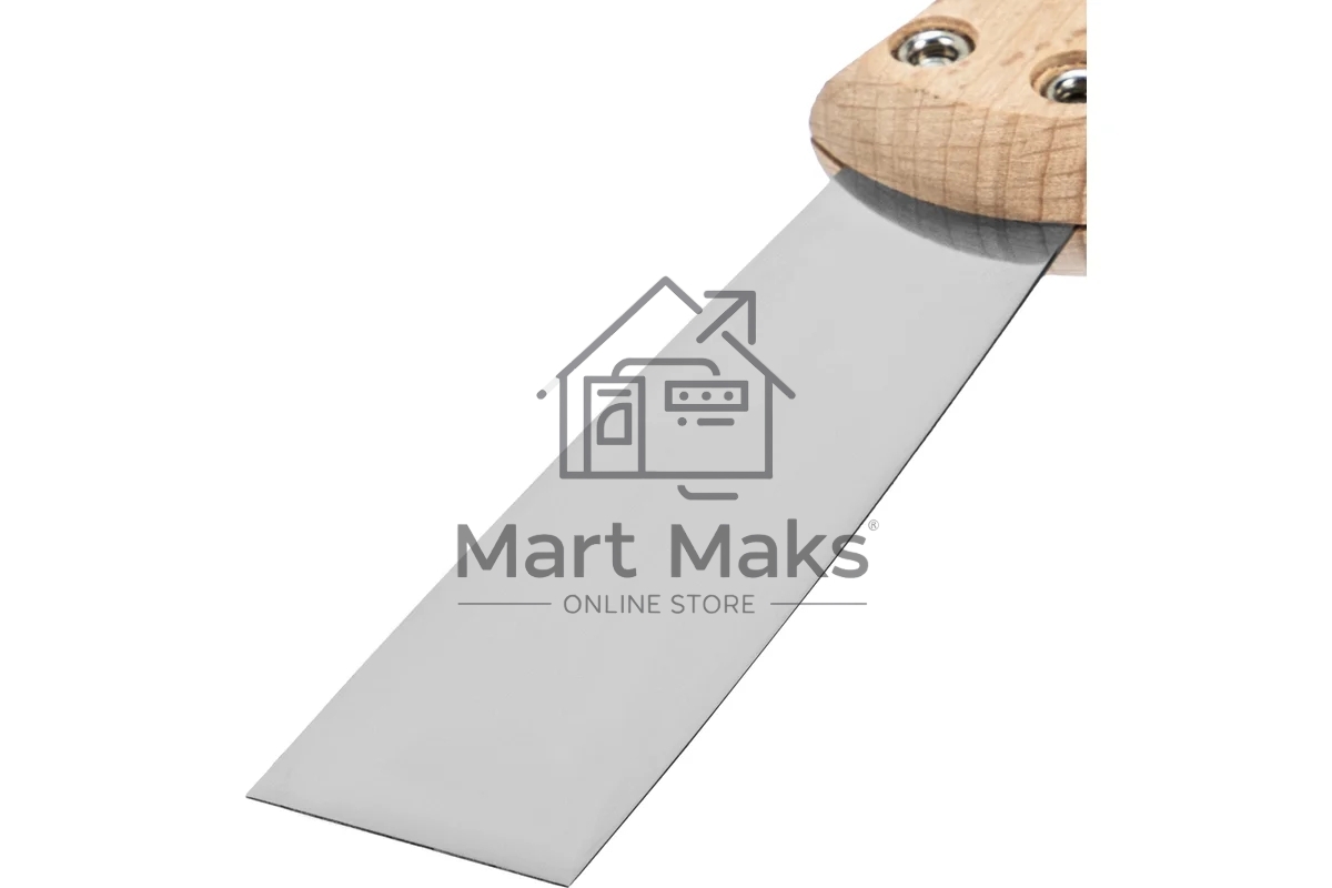 Шпательная лопатка Matrix из нержавеющей стали, 30 мм, буковая рукоятка, EFP 85608