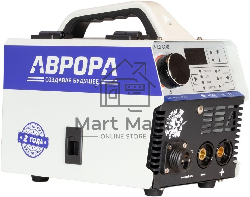 Сварочный полуавтомат Аврора Стандарт 160 инвертор FLUX, MMA, TIG-Lift, MIG 3.63кВт