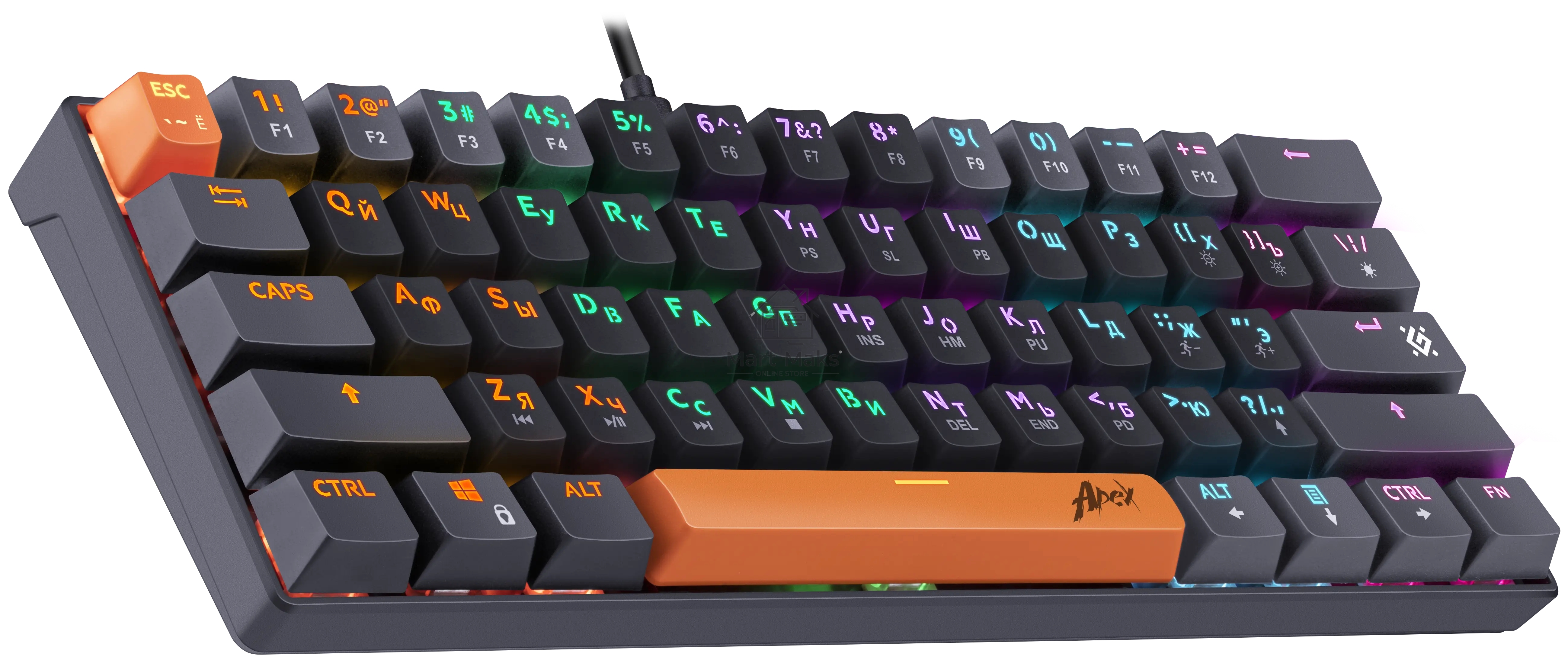 Клавиатура Defender USB APEX GK-002 RU