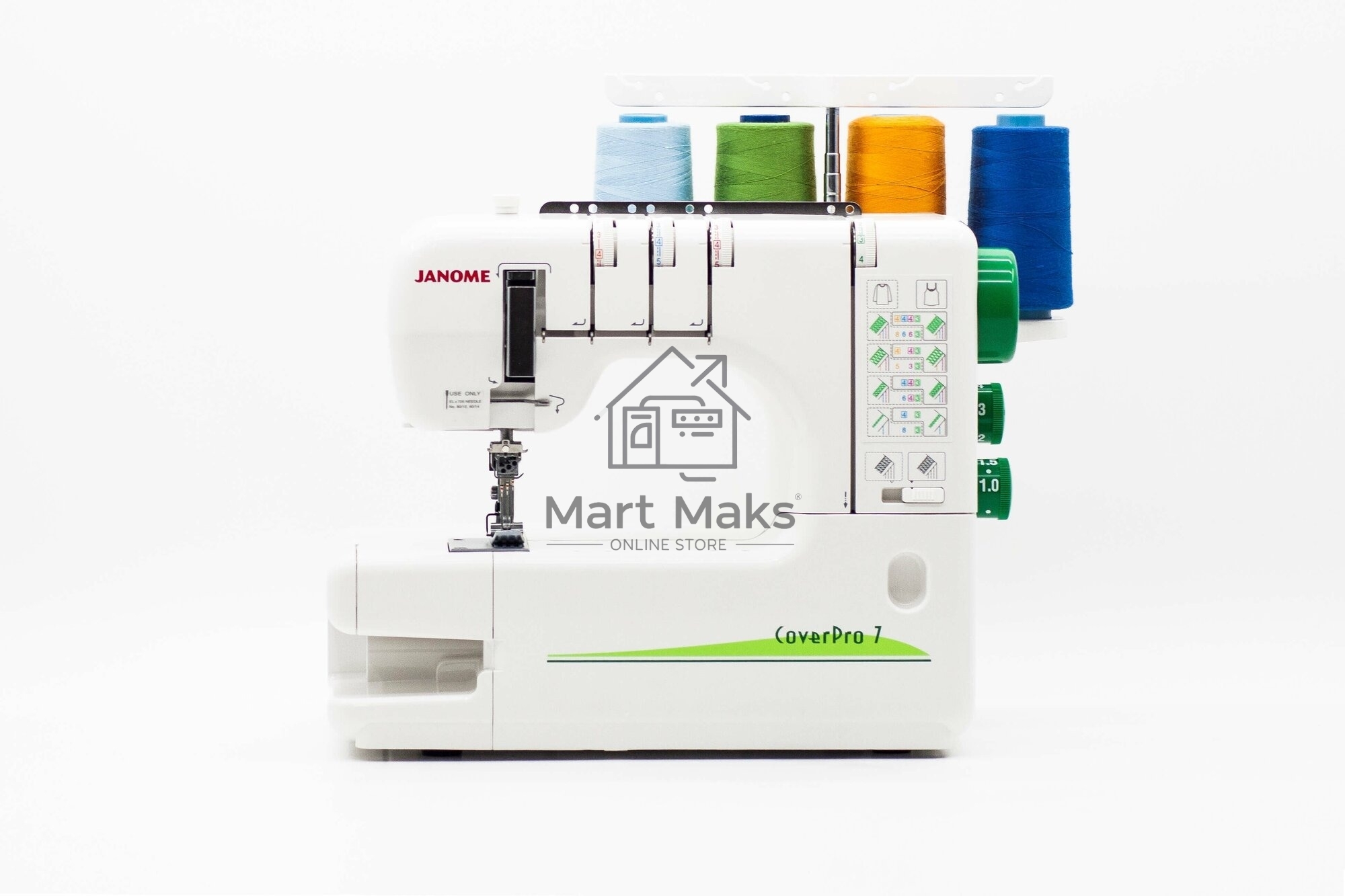 Распошивальная машина Janome CoverPro 7, белый