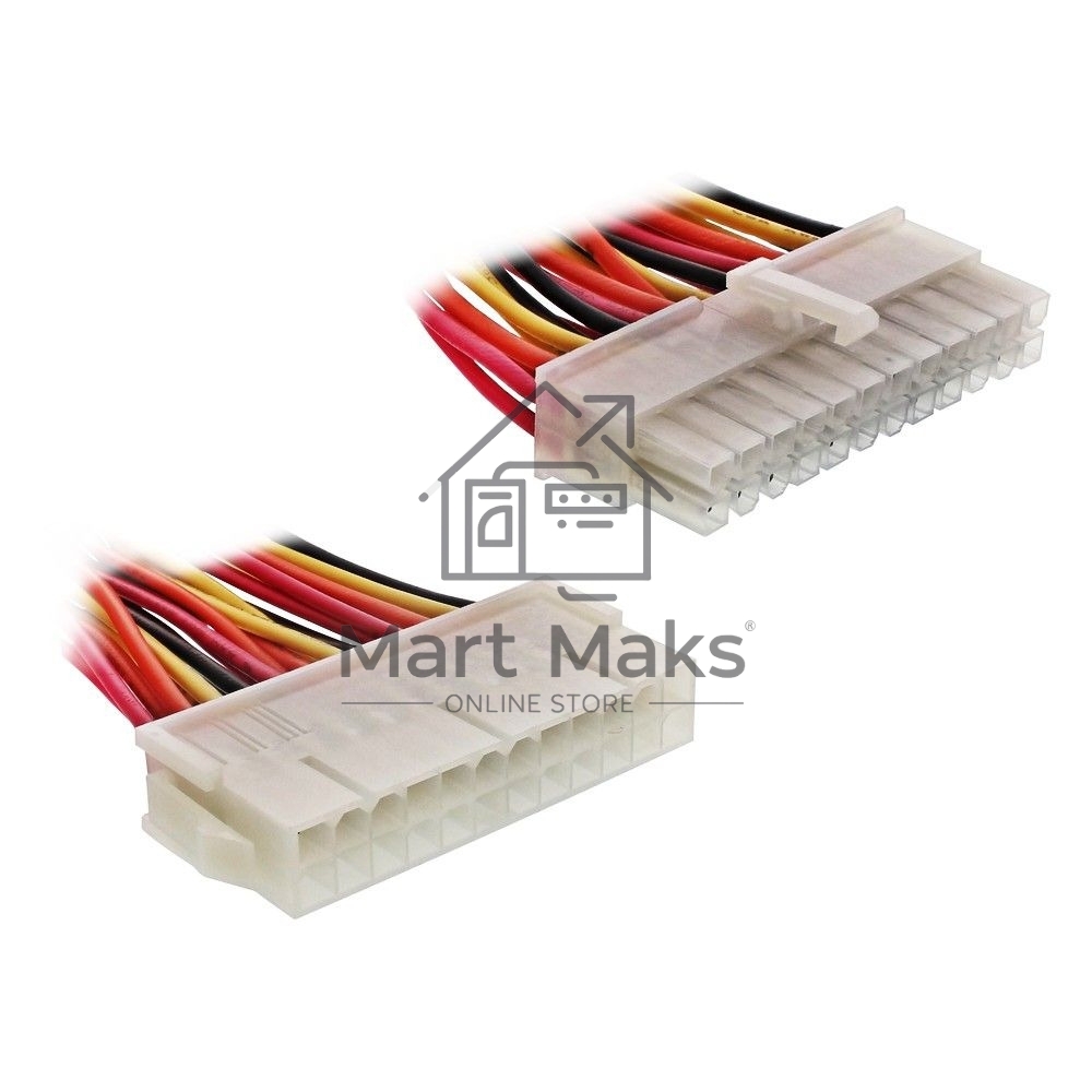 Удлинитель питания Noname ATX БП ->; МатПлата24pin, 28см