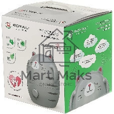 Увлажнитель воздуха Royal Clima RUH-MR200/1.5M-BL серый, 20 м², 1.5 л