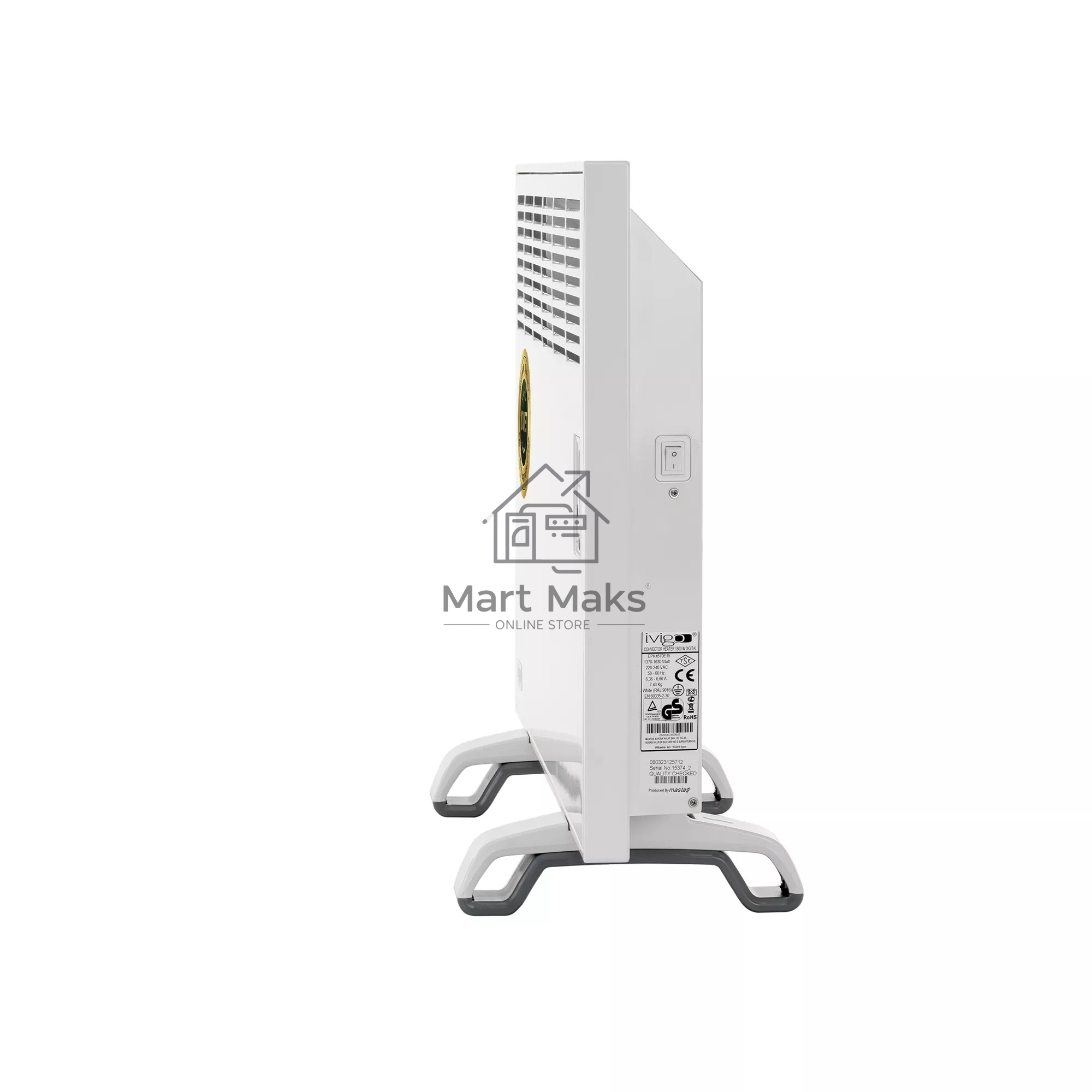 Электрический конвектор iVigo EPK4570E15 1500 Вт белый