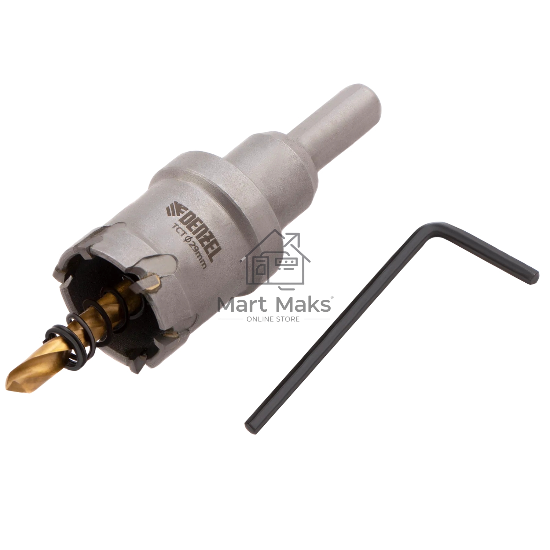 Коронка по металлу Denzel твердосплавная, 29 мм