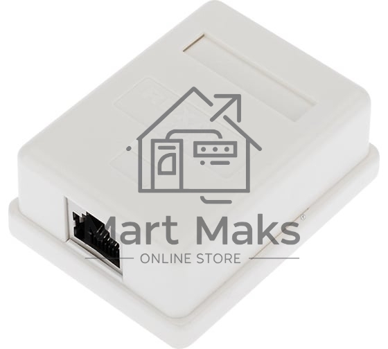 Рoзетка компьютерная внешняя Rexant 1-порт RJ-45 (8P8C), FTP экранированная, категория 6