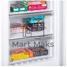 Холодильник Maunfeld MFF200NFW белый глянц. двухкамерный 271/106л морозилка снизу, No Frost