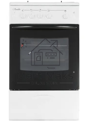 Плита газовая Лысьва ГП 400 МС СТ-2у белый, конфорок 4 газовых, духовка 57 л, 50 см x 84 см x 60 см