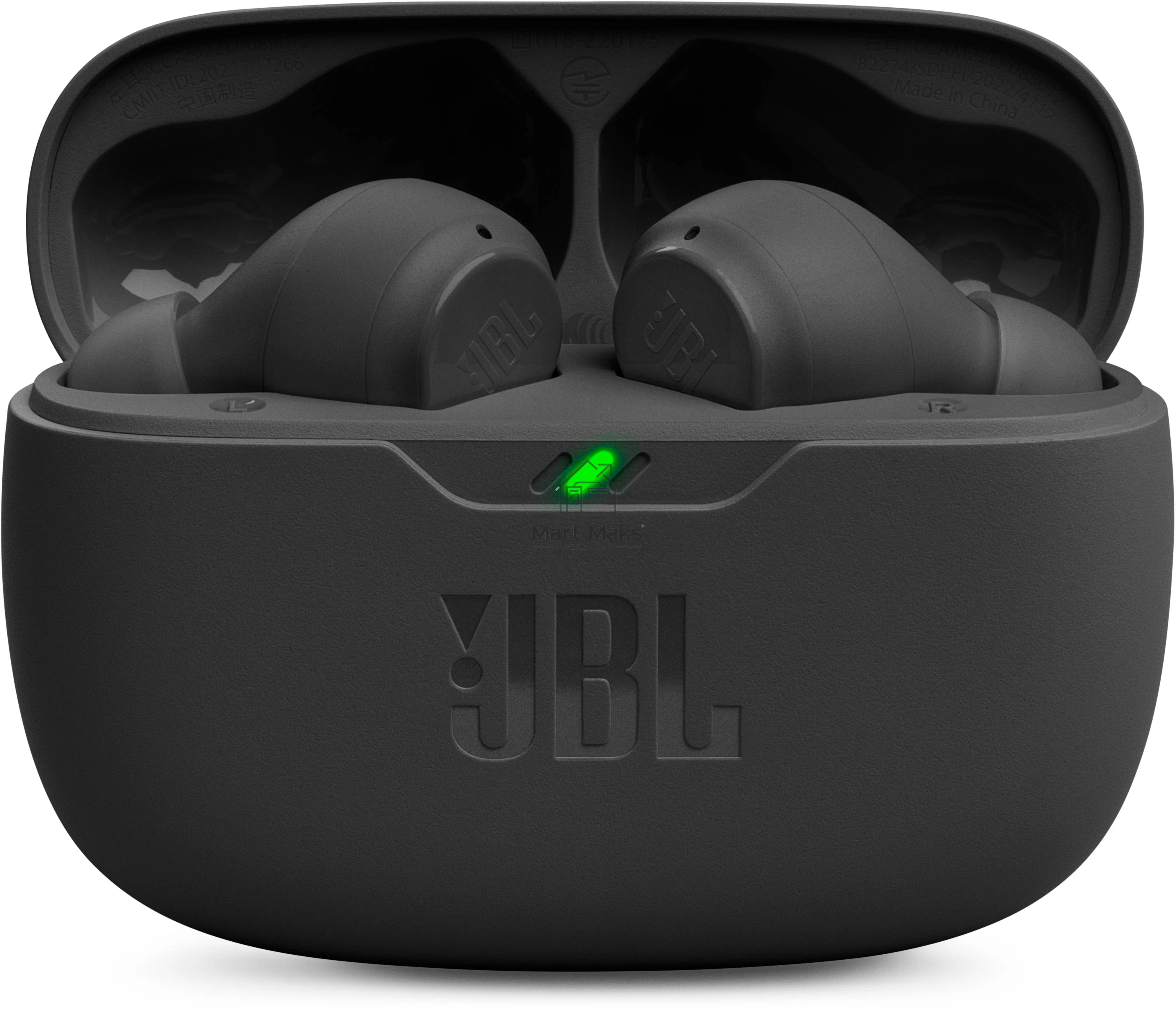 Наушники JBL Wave Beam, Bluetooth, внутриканальные, черный