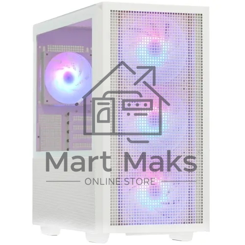 Компьютерный корпус Deepcool CH560 WH без БП, боковое окно (закаленное стекло)