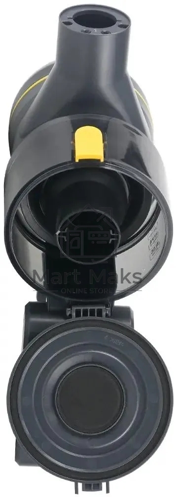 Пылесос вертикальный Centek CT-2573 черный/желтый, питание от аккумулятора, 215 Вт, уборка сухая, пылесборник 0.8 л, работа от АКБ max 45 мин