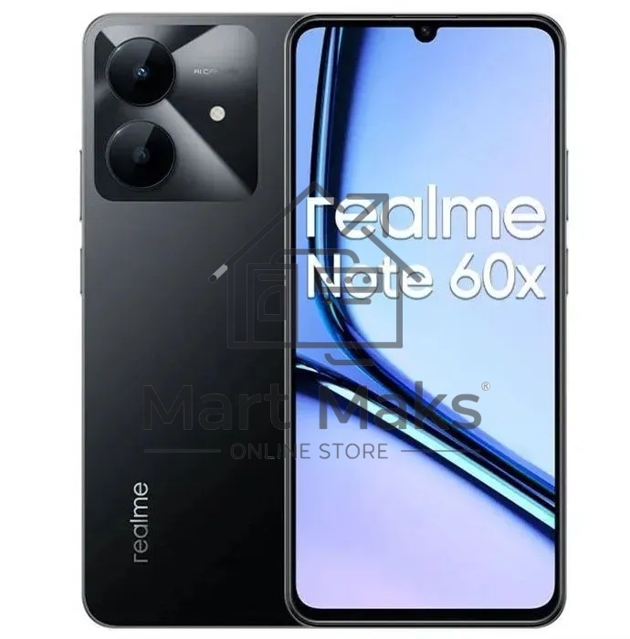 Смартфон Realme Note 60х, 3/64Gb, черный