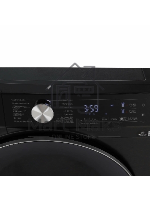 Стирально-сушильная машина Hisense WD5S1045BB черный, загрузка фронтальная 10,5 кг, 1400 об/мин., класс: А