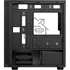 Компьютерный корпус без блока питания PCCOOLER LM300 ARGb BK, Flat Mid Tower, черный, TG, 0.45 SPCC, 1x120мм mATX, mITX 170/330/150мм 2x2.5