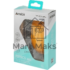 Мышь беспроводная A4Tech Fstyler FG15CS Air2 желтый, 1200 dpi, радиоканал, USB, кнопки - 3