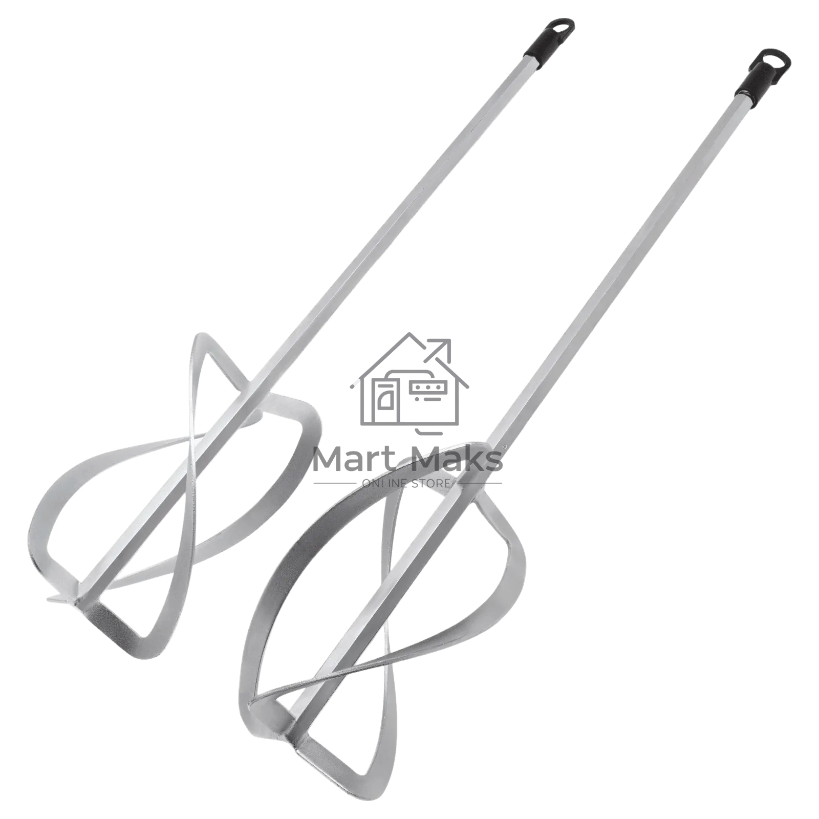 Комплект насадок для строительного миксера Denzel 2 шт., 220х560 мм, оцинкованные, хвостовик HEX13