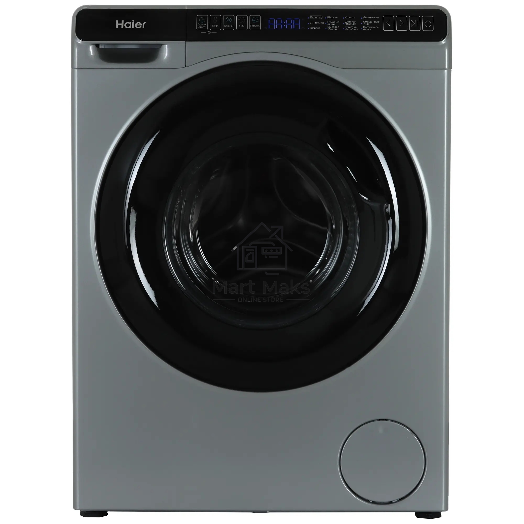 Стиральная машина Haier HW50-BP1026S серый, загрузка фронтальная 5 кг, 1000 об/мин, класс A+++