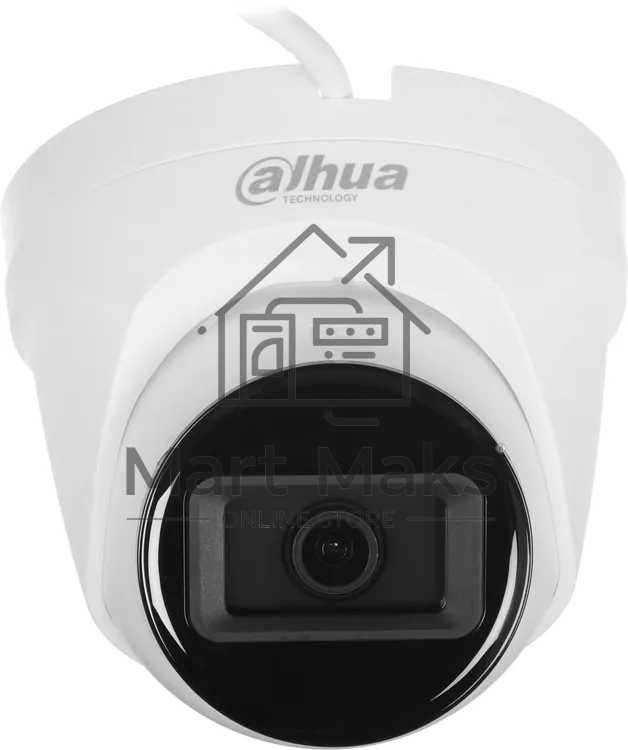 Камера видеонаблюдения Dahua DH-IPC-T1E20P-A-0280B, IP, 2 Мп, 2.8 мм, белая