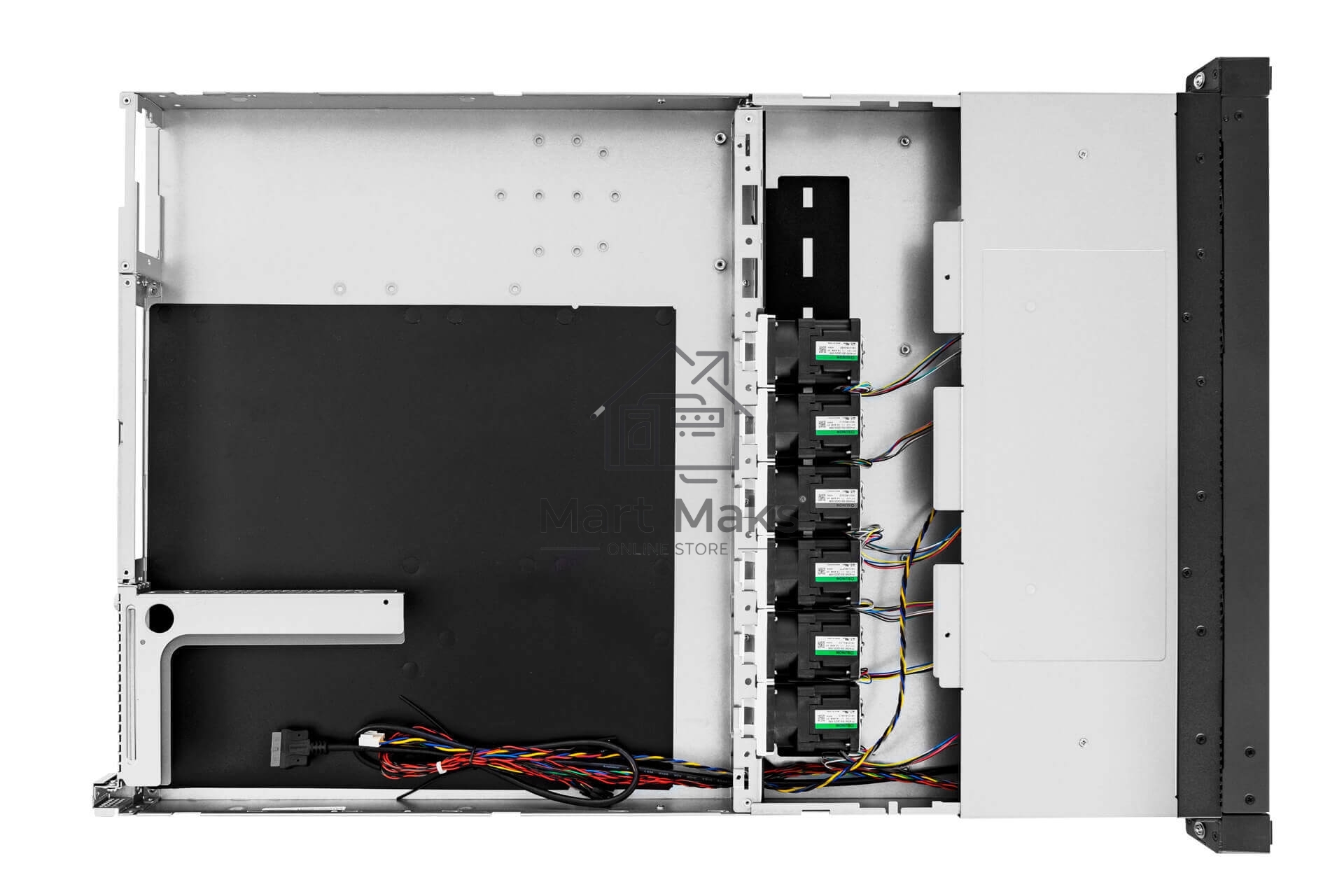 Компьютерный корпус InWin IW-RS110-07 Single 650w Acbel /FAN 4056mm*6/SLIMSAS *10 BP/2.5