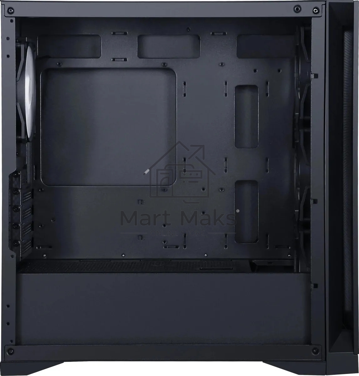 Компьютерный корпус Accord AM08 черный без БП ATX 2xUSB3.0 1xUSB3.1 audio bott PSU