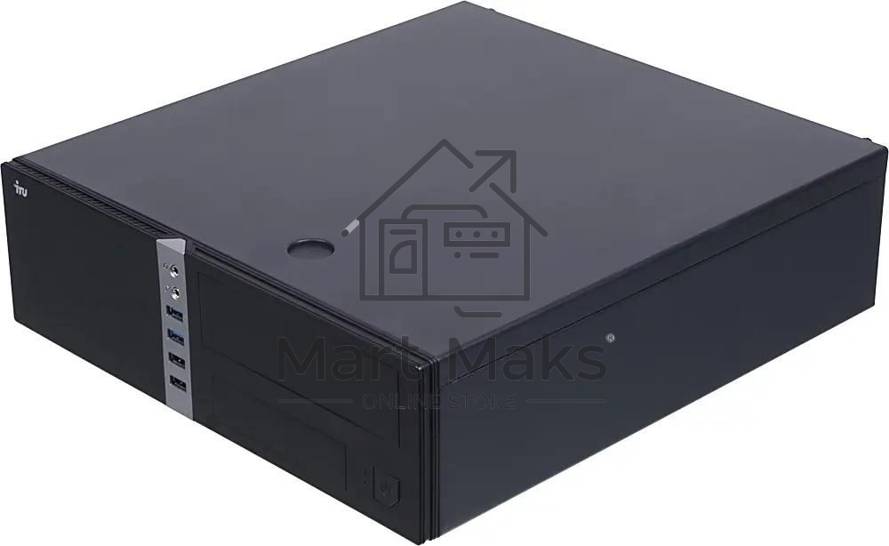 Компьютер ПК IRU Office 310H6S SFF i3 12100 (3.3) 8Gb SSD256Gb UHDG 730 Free DOS GbitEth 300W черный (2061129)
